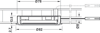 Einbauleuchte, LED 1808 230 V System E Bohrloch-Ø 78 mm