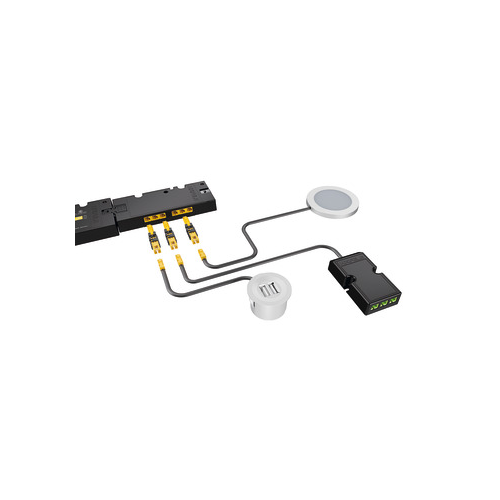 Adapter, zum Anschluss von Häfele Loox Verbrauchern an Häfele Loox5 Netzteil 12 V