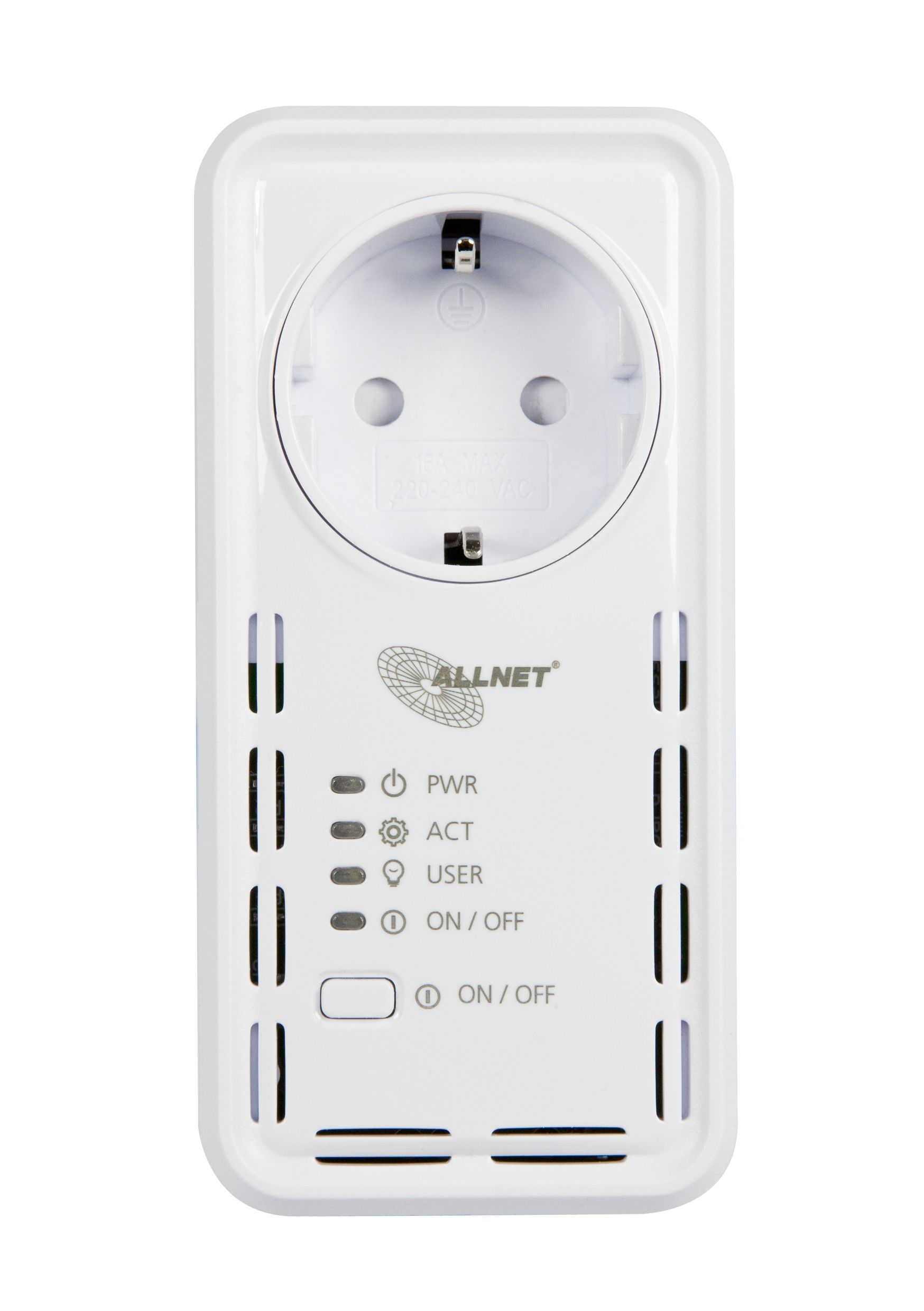 ALLNET MSR IO Zentrale Schaltsteckdose ALL3075v4 inkl. WLAN & Strommessung für IP Gebäude Automation