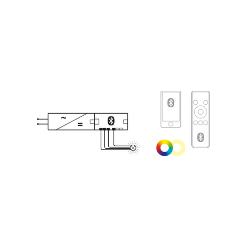LED-Band, LED 1157 RGBW-Farbwechselleuchte 24 V, 60 RGB-LEDs/m (14,4 W/m) und 60 monochrome LEDs/m  (4,8 W/m), IP20