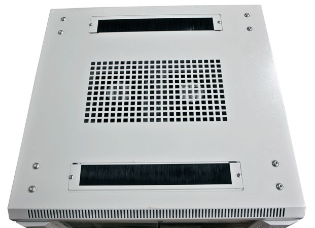 ALLNET 19"Schrank, 32HE, B600/T 600mm, Glastür, Lichtgrau, SNB-Serie,