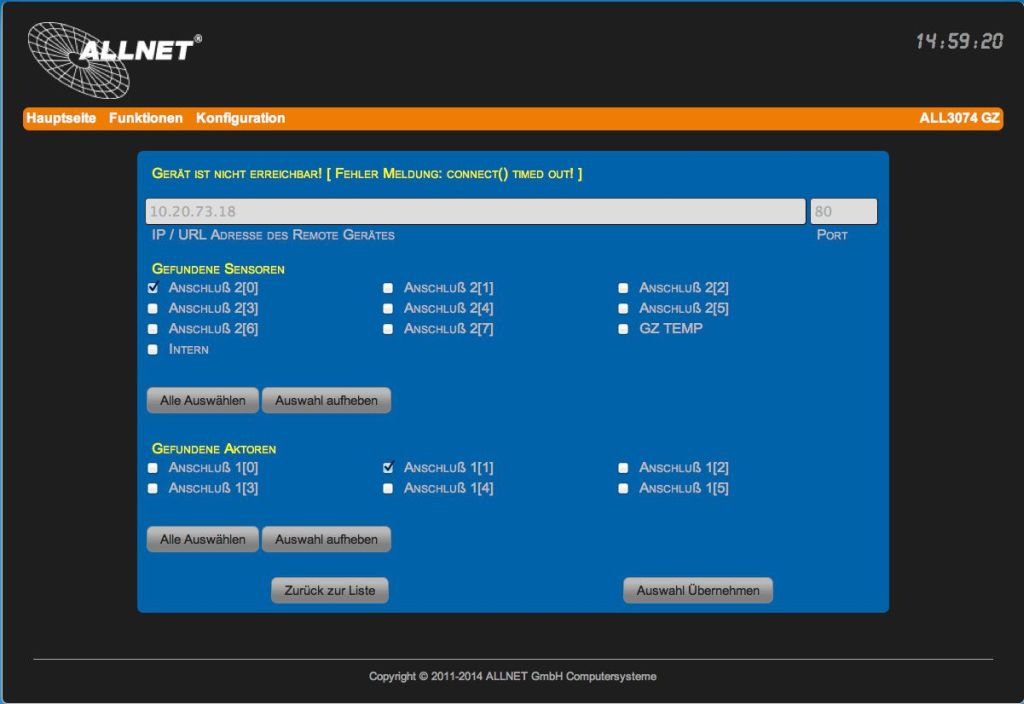 ALLNET MSR IO Zentrale Schaltsteckdose ALL3075v4 inkl. WLAN & Strommessung für IP Gebäude Automation